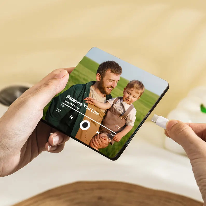 Personalized Photo Music Magnet