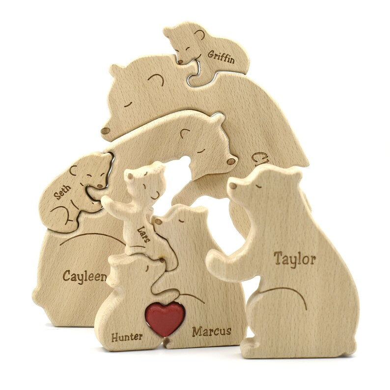 Family Bear Keepsake Puzzle