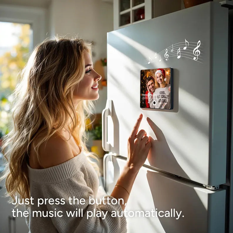 Personalized Photo Music Magnet