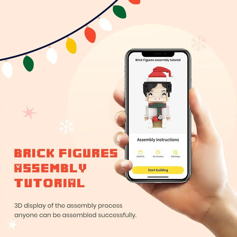 Personalised Brick Memory Figures
