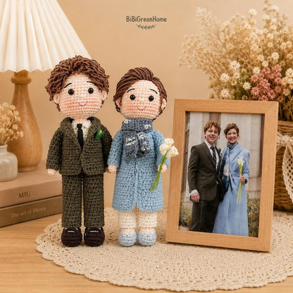 Personalized Couple Crochet Dolls