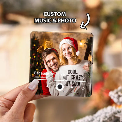 Personalized Photo Music Magnet