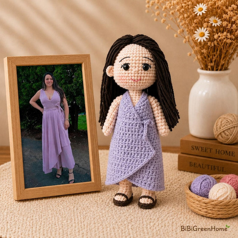 Personalized Couple Crochet Dolls