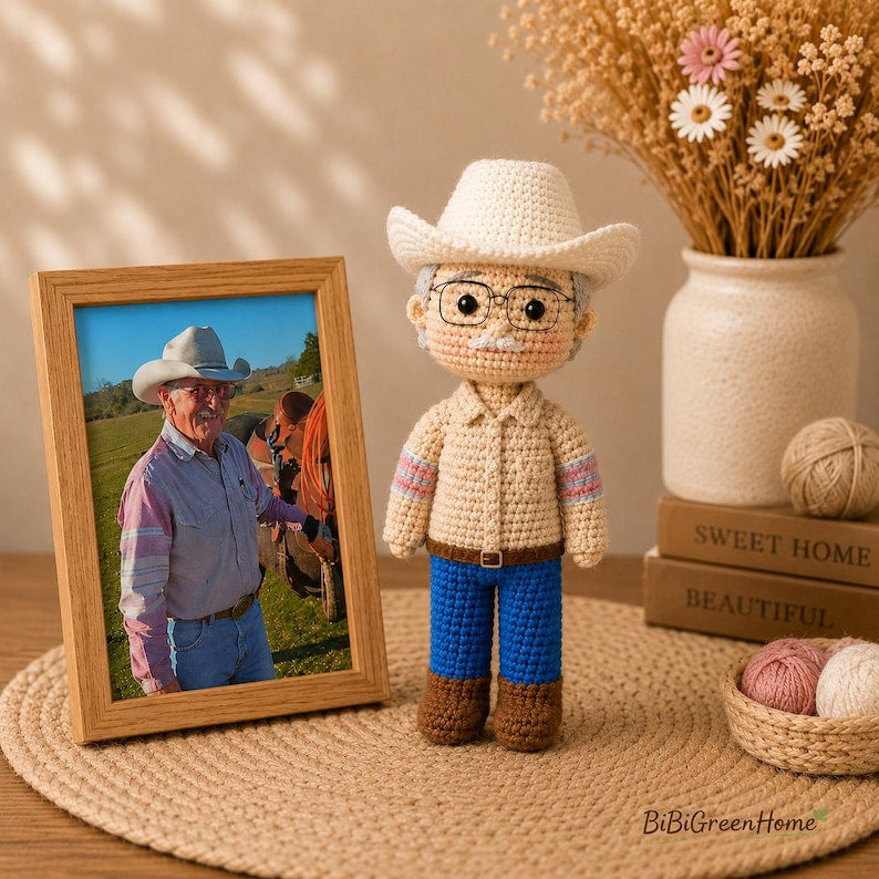 Personalized Couple Crochet Dolls