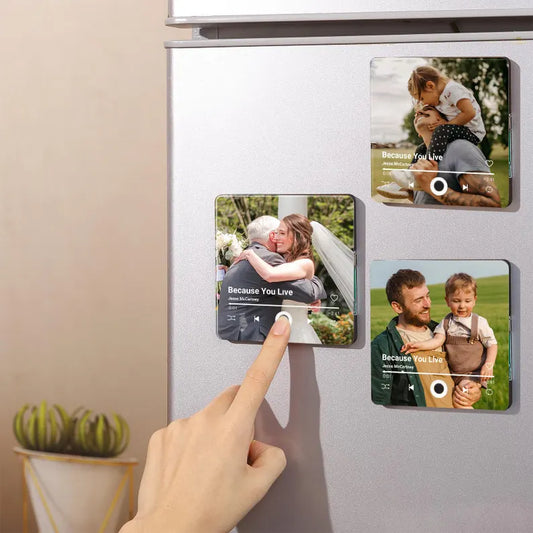 Personalized Photo Music Magnet