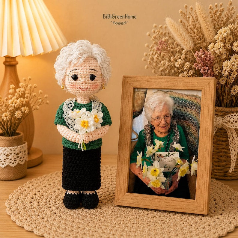 Personalized Couple Crochet Dolls