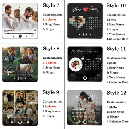 Personalized Photo Music Magnet
