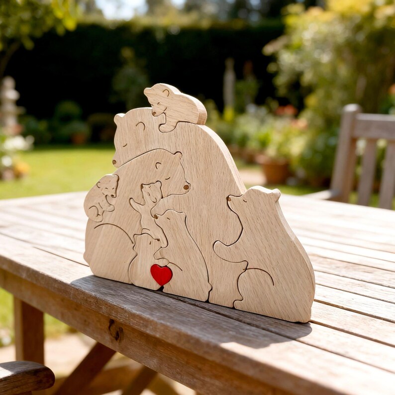 Family Bear Keepsake Puzzle