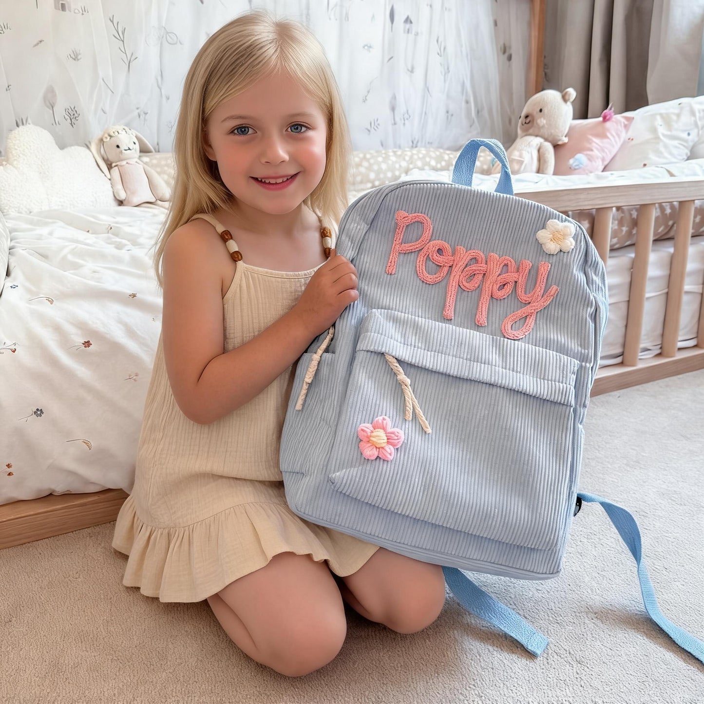 Personalized Knitted Backpack Back-to-School Special