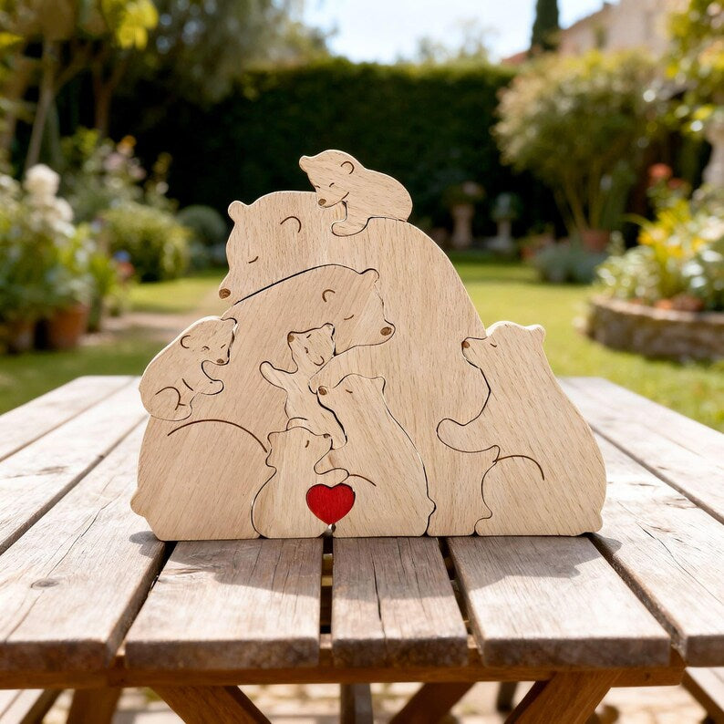 Family Bear Keepsake Puzzle