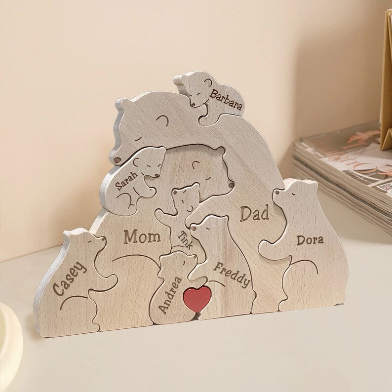 Family Bear Keepsake Puzzle
