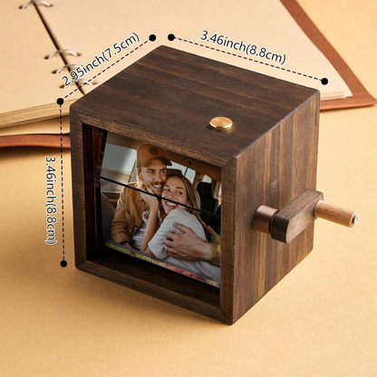 Deluxe Crank Reveal Keepsake Photo Box