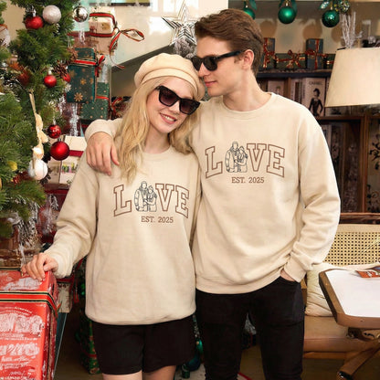 Custom LOVE Letter Couple Match