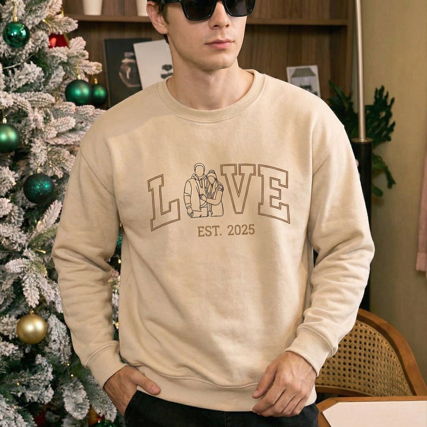 Custom LOVE Letter Couple Match