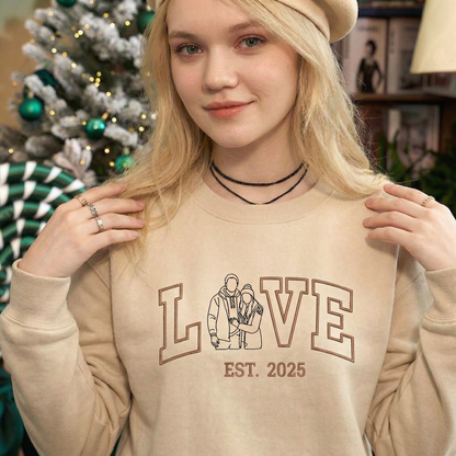 Custom LOVE Letter Couple Match