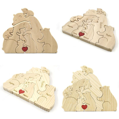 Family Bear Keepsake Puzzle
