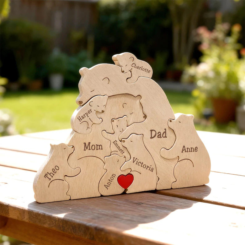 Family Bear Keepsake Puzzle
