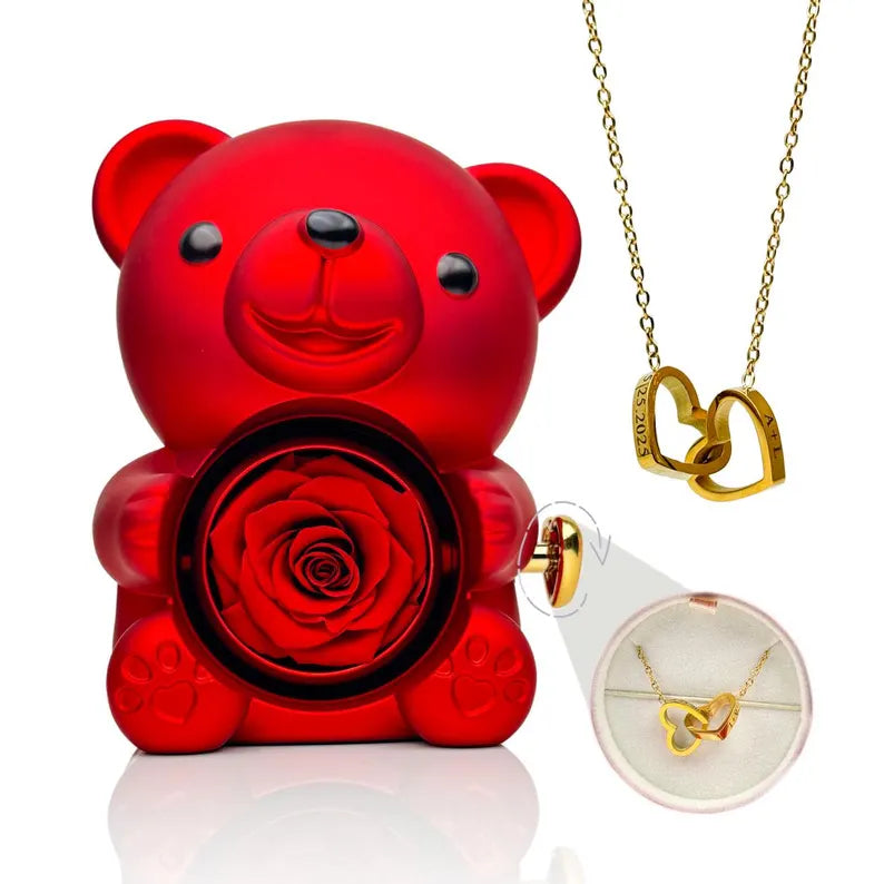 Infinite Love Rose Gift Bear